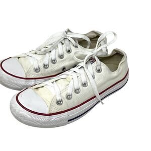 Converse All Star Chuck Taylor White Canvas Sneakers Women’s Sz 7 Low Top